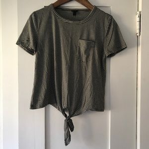 J. Crew Olive Green Crop Top